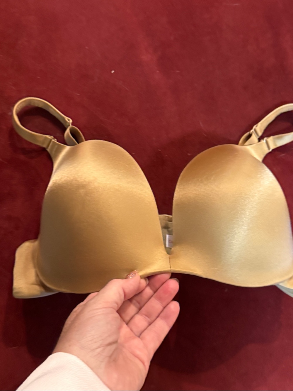 Cacique Shiny Gold Molded T-Shirt Bra